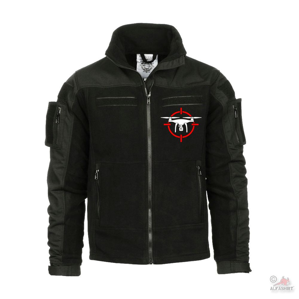 Drone Pilot Fleece Jacket Embroidered UAV Drone Remote Pilot Job Hobby --#44181