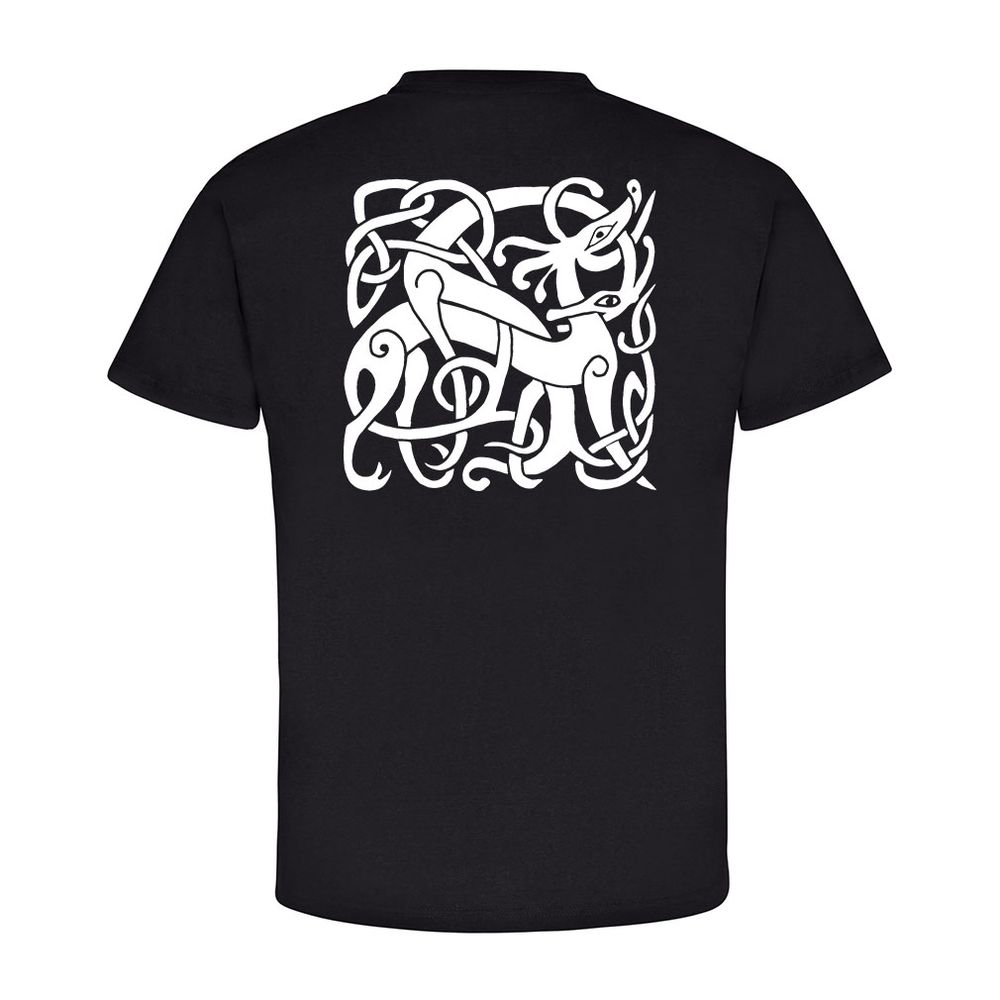 Wikinger Fabeltier Mythologie Odin Thor Tattoo Tier - T Shirt #12893