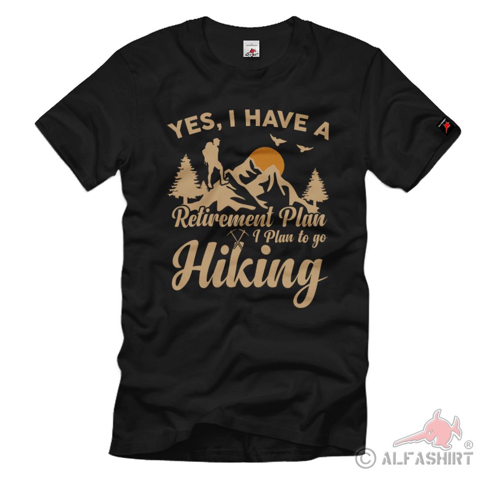 Wanderlust Hobbie Hiking Forest Mountains Alps T Shirt #40227