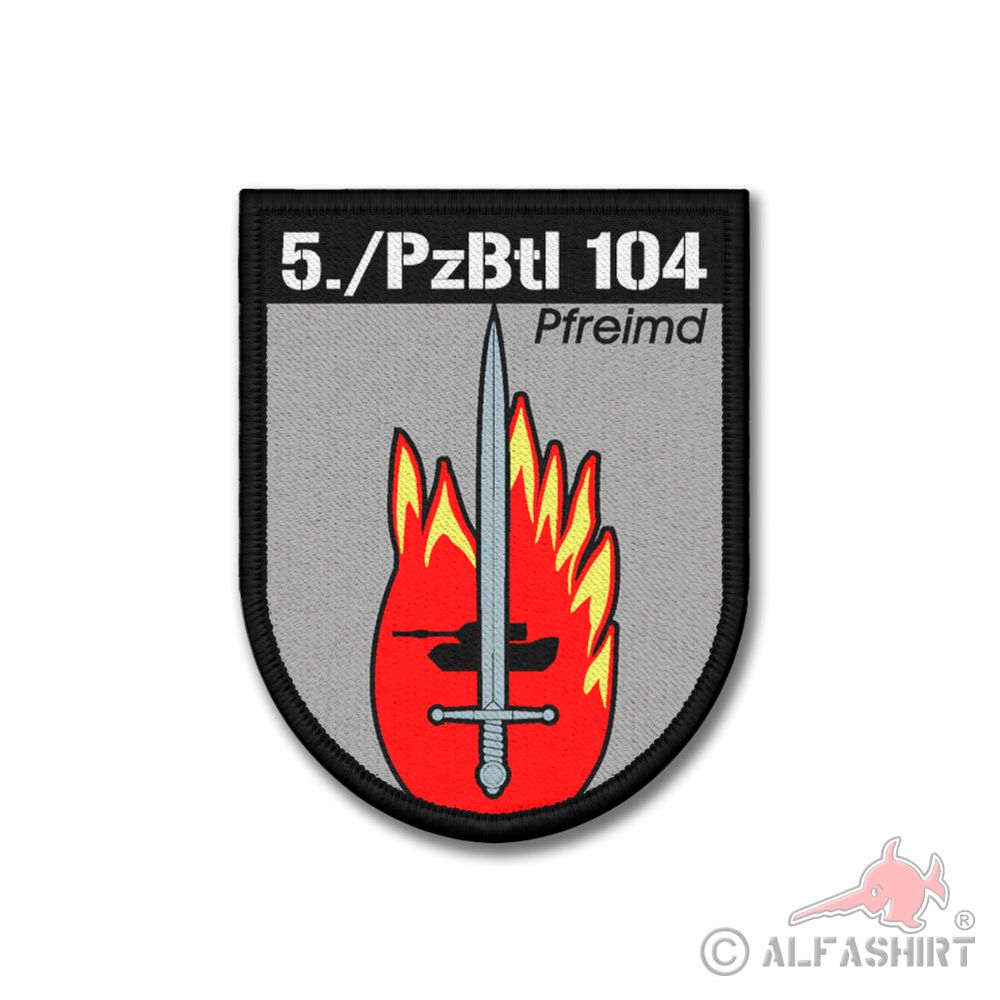 Patch 5 PzBtl 104 Pfreimd Panzer Kompanie Bundeswehr Wappen Emblem #39059