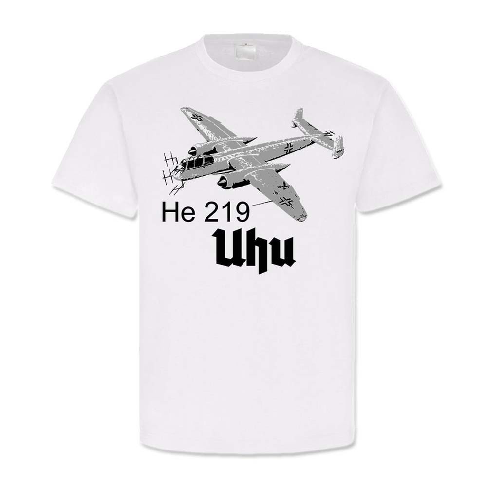 He 219 Uhu Nachtjäger Luftwaffe Zweiter Weltkrieg Flugzeug T-Shirt #24012