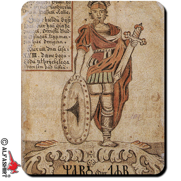 Tyr Teiwaz Tiwaz Gott des Kampfes Himmelsgott Gott des Rechtes Mauspad #16101