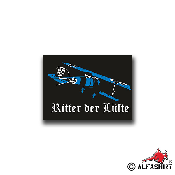 Sticker Knights of the Skies Albertros season double-decker LW 10x7cm A947