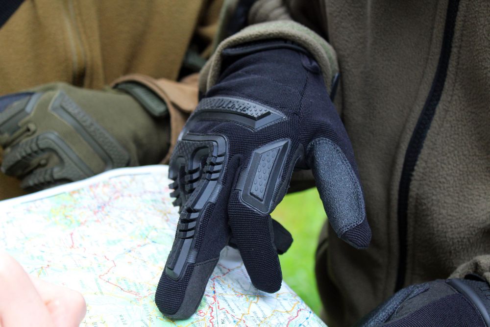 Tactical Insert Gloves Command Black Airsoft Outdoor Survival # 16072