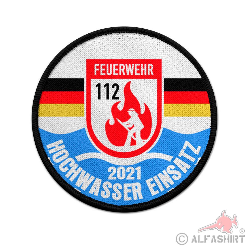 9cm Patch Feuerwehr Hochwasser 2021 Freiwillige Helfer Ahr Vicht #38911