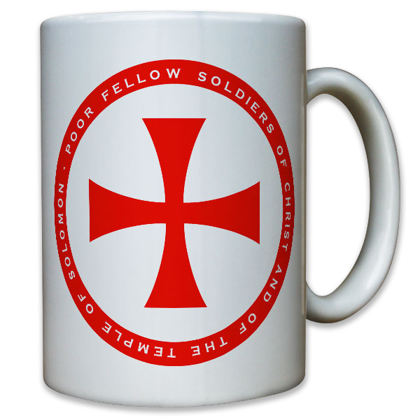 Tempel Ritter Orden Christen Religion Solomon Templer - Tasse #10820