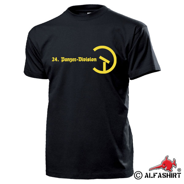 24 Panzer-Division Großverband Wappen Abzeichen Logo PzDiv Heer - T Shirt #16222