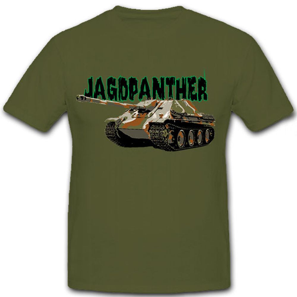 Jagdpanzer V Jagdpanther Panzer WK 2 Kfz Panzerkampfwagen - T Shirt #8895