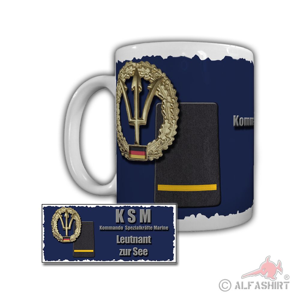 Mug KSM Lieutenant to the Navy Marine Seefernaufklärer P3C Orion Bundeswehr # 29285