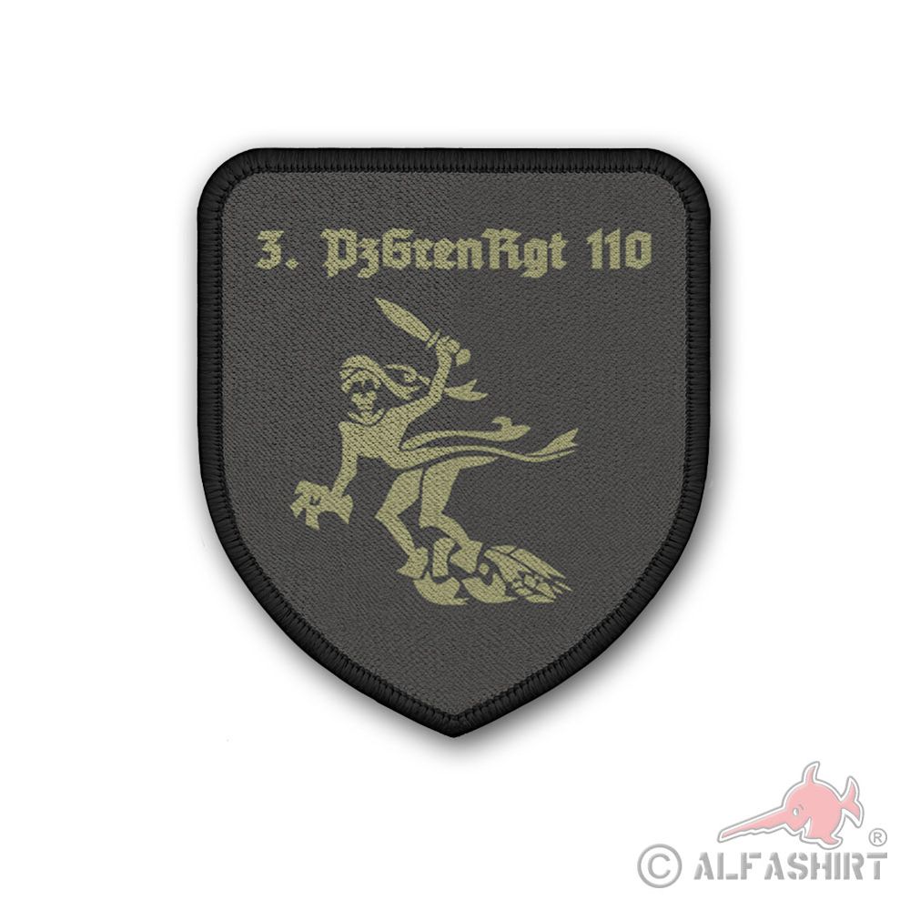 Patch 3 PzGrenRgt Panzergrenadierregiment 110 Gespensterdivision #43582
