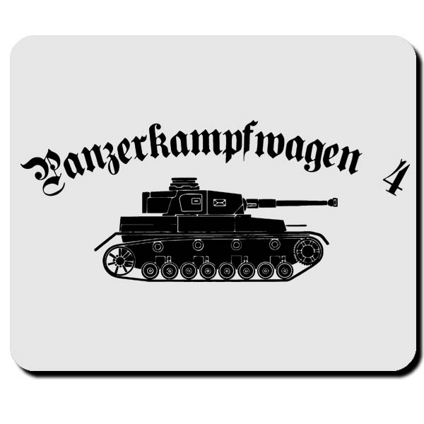 Panzerkampfwagen 4 Wh Fahrzeug Wk Panzer Waffengeschütz Mauspad #16536