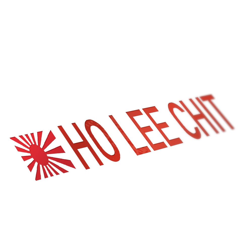 Ho Lee Chit Sticker Japanese Red Sun Tuning 12x3cm # A4877