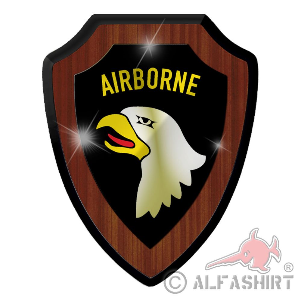 Heraldic Shield 101st Airborne Division Unit Troop United States # 38286