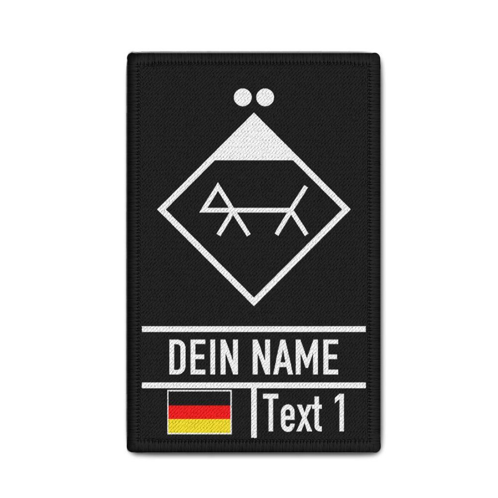 Patch Retungshund DHF Gruppenführer GrpFü taktisches Zeichen Feuerwehr #47602