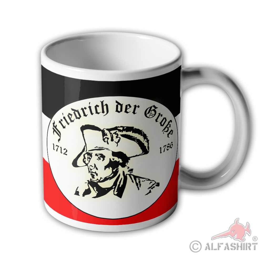 Friedrich der Große alter Fritz Kaiser Preußen 1712 1786 -Tasse Becher #2325
