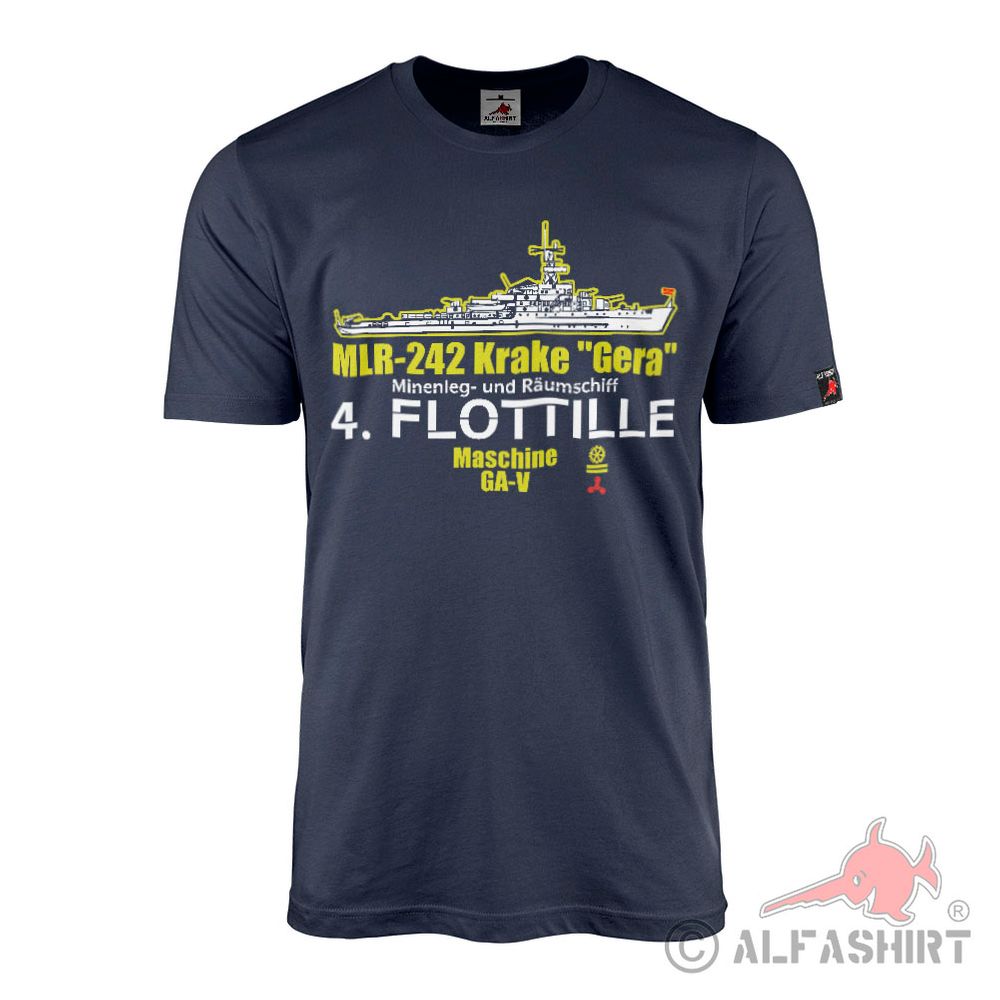 MLR-242 Krake Gera VM Projekt 15 Minenleg- und Räumschiff  Schiff T-Shirt#34189