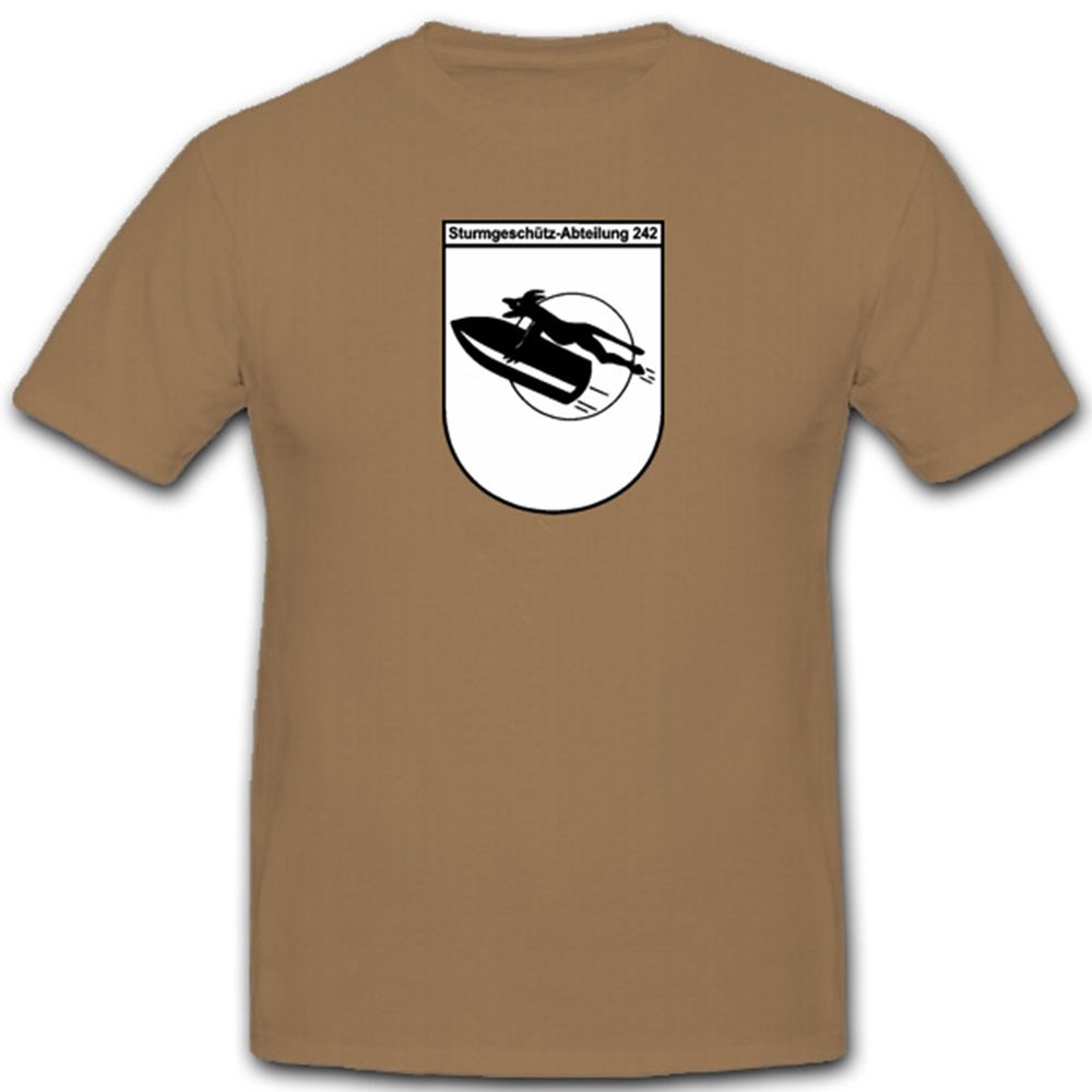 Sturmgeschütz Abteilung Stg Abt 242 Brigade Wk Wh Wappen  - T Shirt #4441