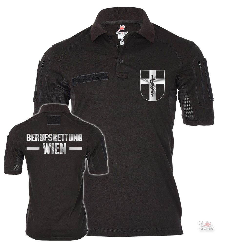 Tactical Poloshirt Berufsrettung Wien Ambulance Sanitäter Österreich #20225