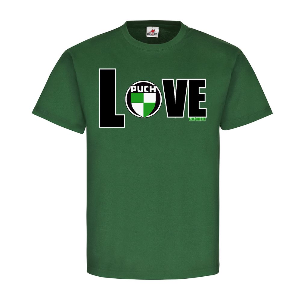 Puch Love Motocycle KFZ Mechaniker Berusbekleidung Classicer T Shirt #25446