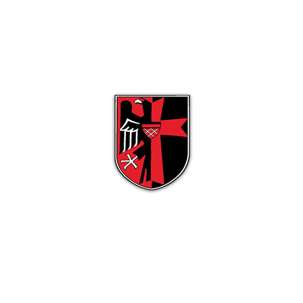 Aufkleber/Sticker Sudetenland Heimat schechien Grenzgebiet Wappen 6x7cm A3047