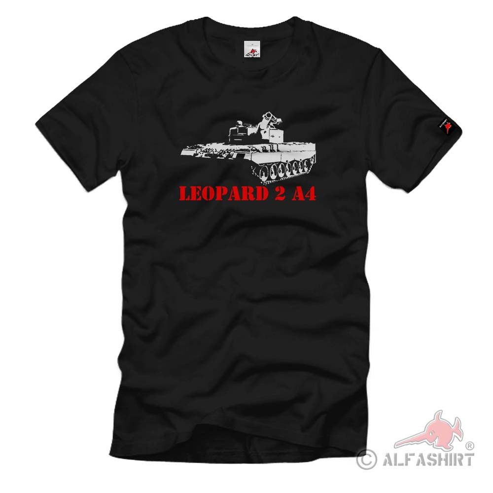 Leopard 2 A4 Militär Panzer Bundesweh T-Shirt #333