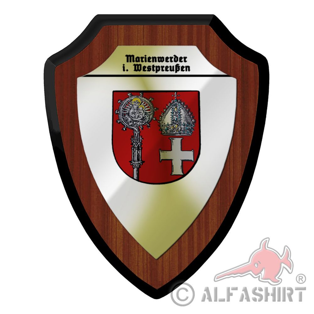 Wappenschild Regierungsbezirk Marienwerder Kwidzyn Polen Pommern #43775