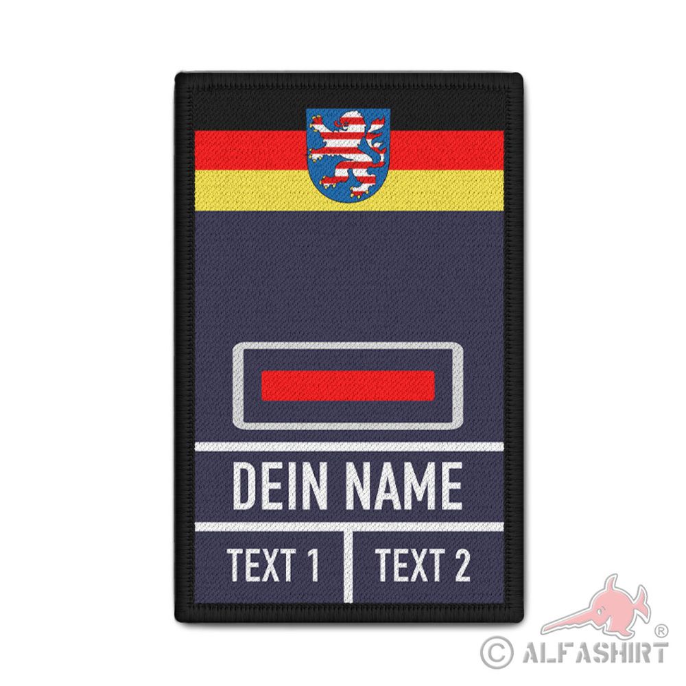 Rank Patch Feuerwehr Berufsfeuerwehr Löschmeister LM Hessen Lehrgang #43198