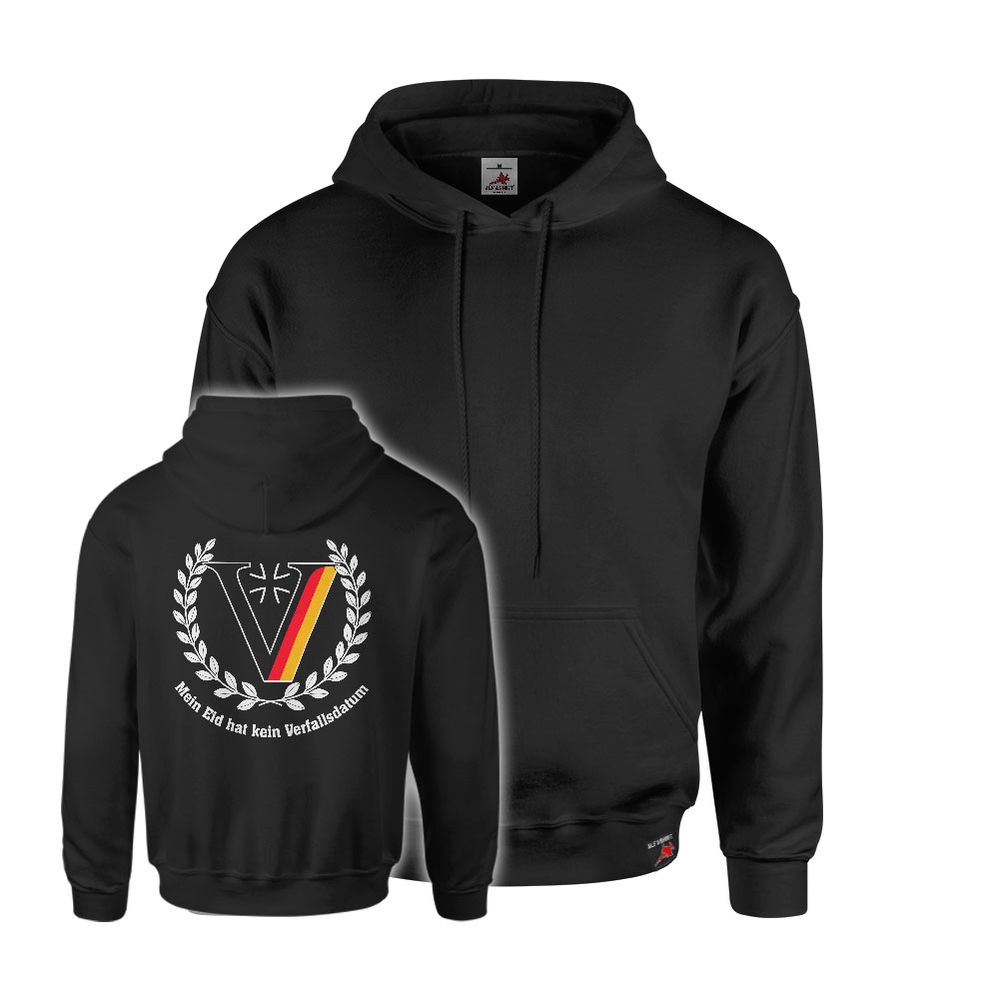 Hoodie Kapuzenpullover Mein Eid hat kein Verfallsdatum Veteran BW Kreuz #46539