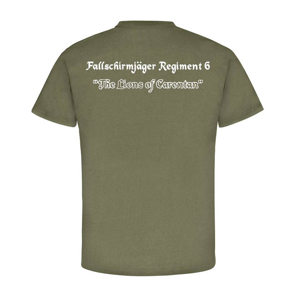 Normandie Schlacht Von Carentan Fallschirmjäger Adler Komet - T Shirt #7126