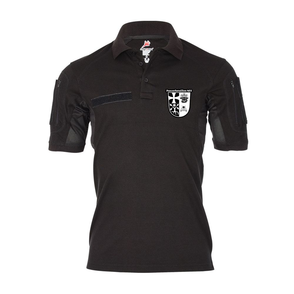 Tactical Polo 5Kp PzBtl 403 Panzerbataillon Stern Bundeswehr T-Shirt#45351