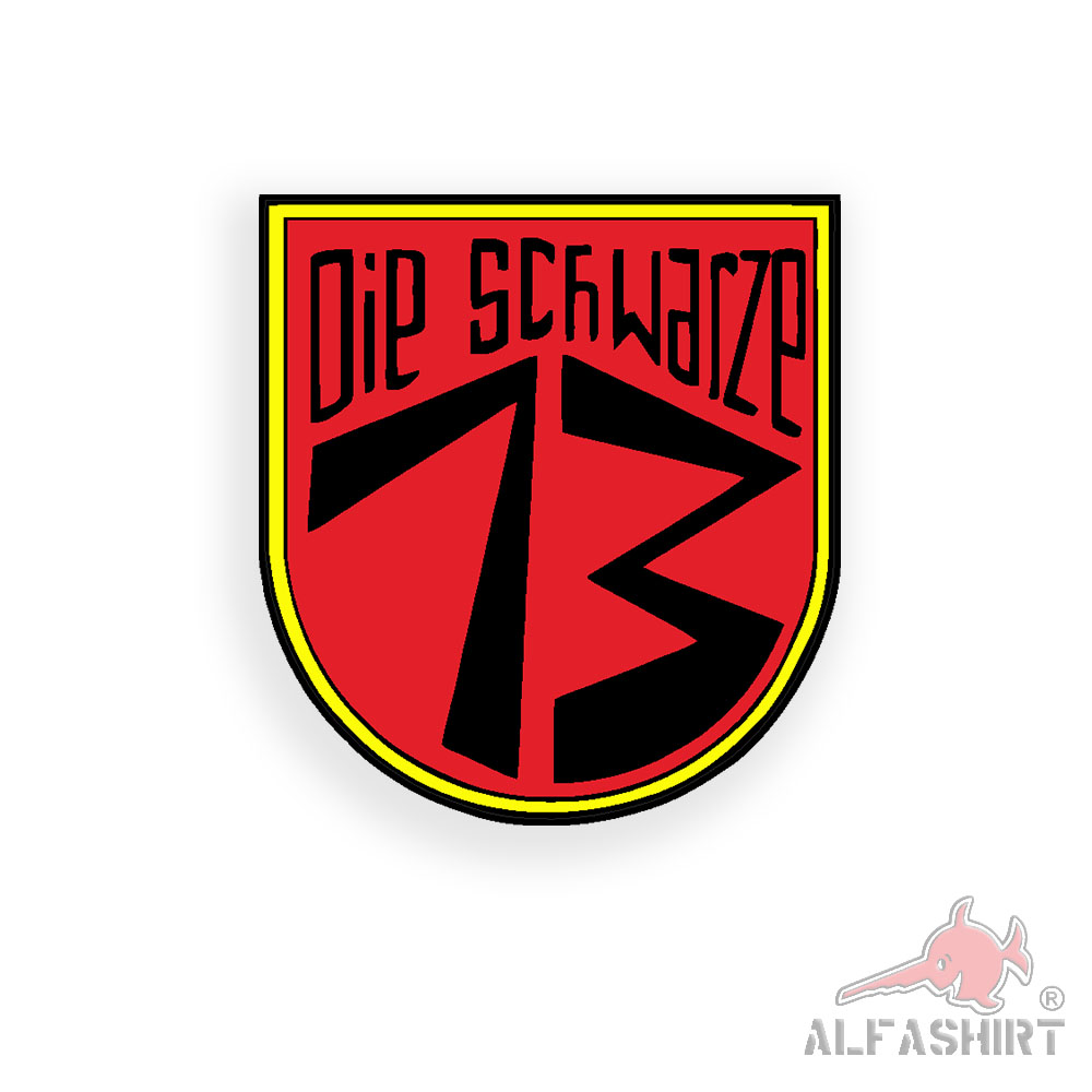 Sticker JG 400 Die Schwarze 13 Jagdgeschwader Thirteen 6x7cm A2514