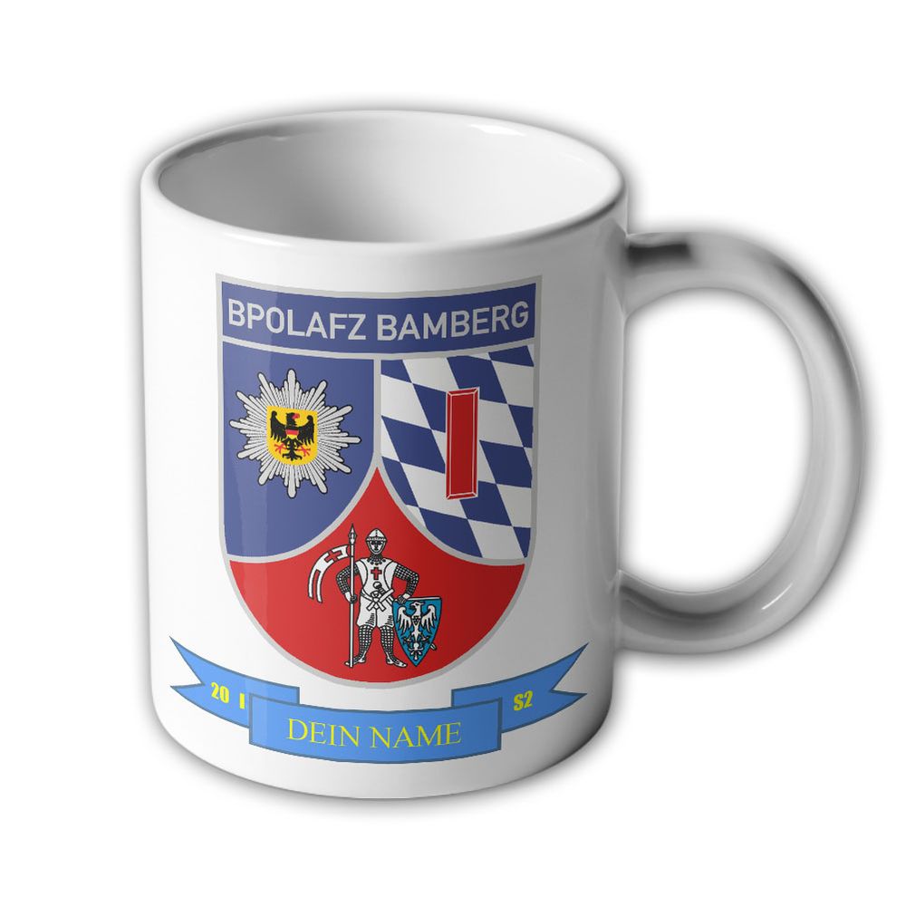 Tasse personalisierbar BPOLAFZ Bundespolizeiakademie Bundespolizei #43964