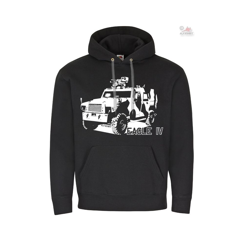 Eagle IV BW Operational Vehicle Expatriate Auto Car Hoodie # 27382