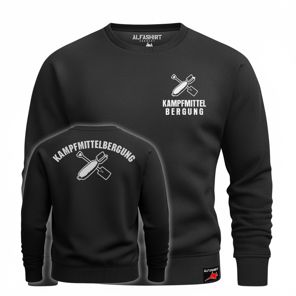 Sweatshirt KMB Kampfmittel-Bergung Kampfmittelräumung Kommando Pullover #47639