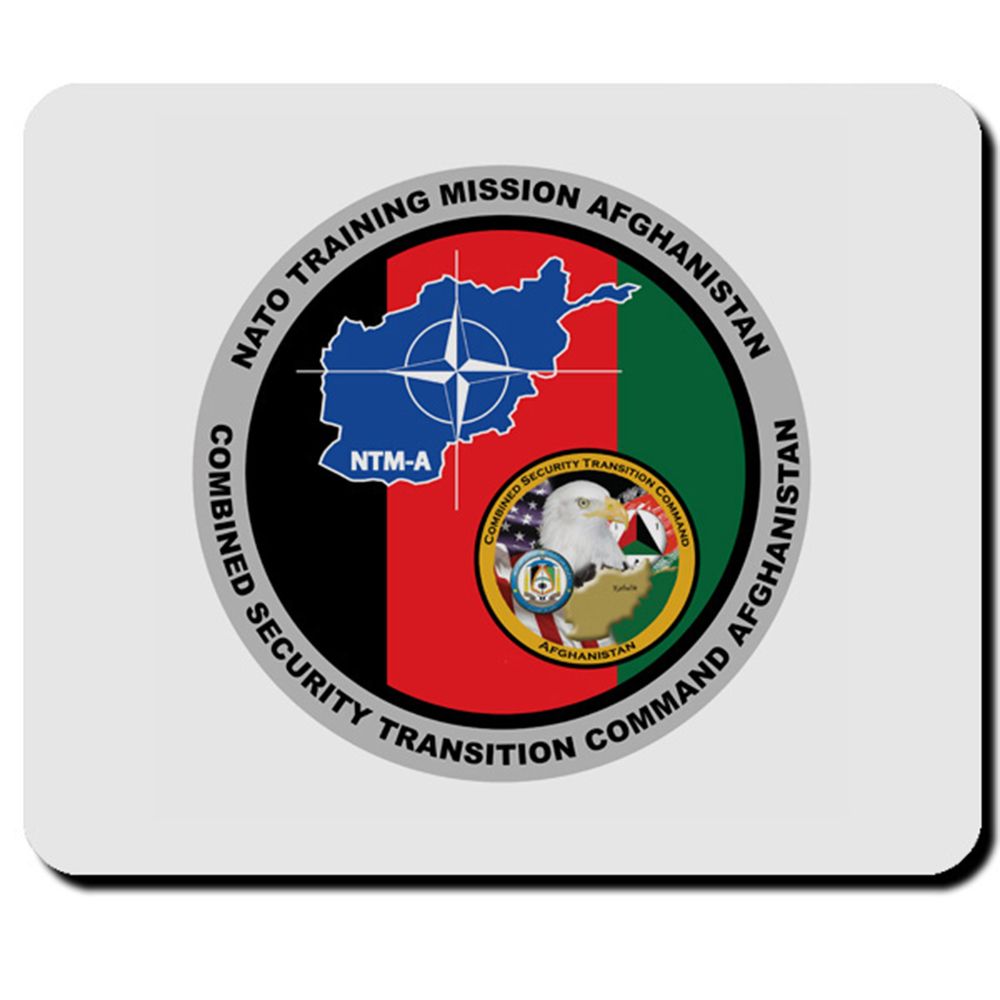 Nato Training Misson Afghanistan Combined Security Transition - Mousepad #7874
