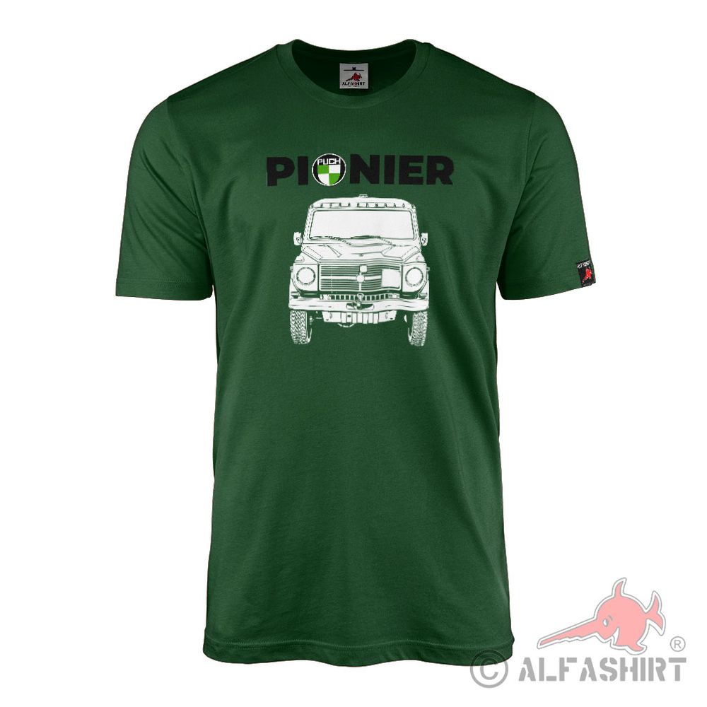 T-Shirt  Puch 230 Wolf Pionier Österreich Graz Geländewagen Heer #42634