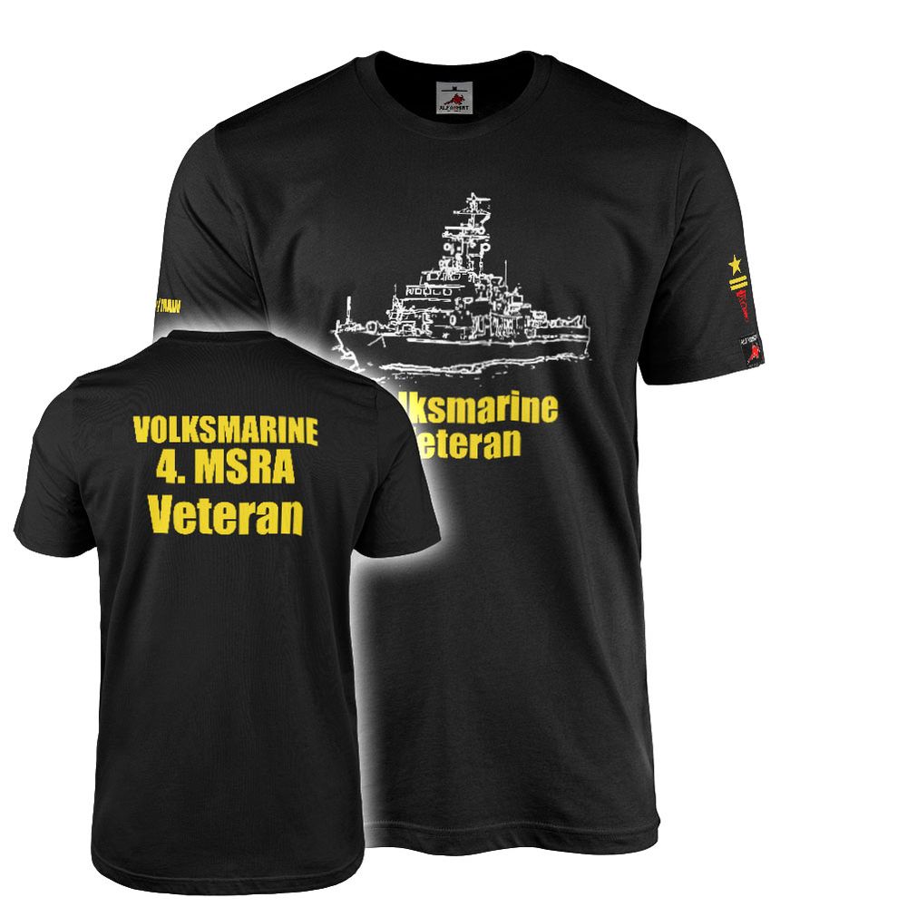 DDR MSR Lang  VM 4 MSRA Abteilung Räumschiff Volksmarine T-Shirt #44752