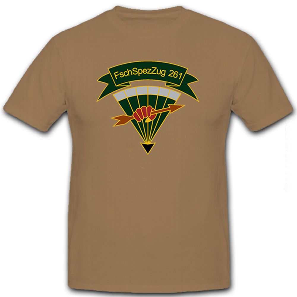 FschSpeuZug 261 Fallschirmjäger Fallschirm Spezialzug Bw - T Shirt #8589