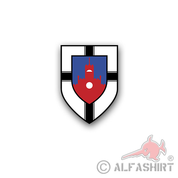 Naval School Bundeswehr Muerwik Coat of Arms Federal Navy Marine 10x7cm # A4423
