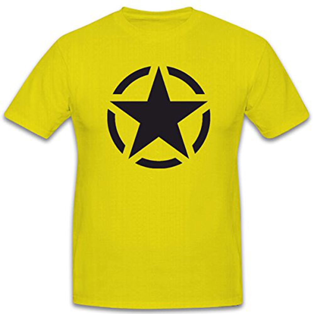 Alliierte England Usa Stern Allied Star Militär Armee Gi's G.I - T Shirt #5613