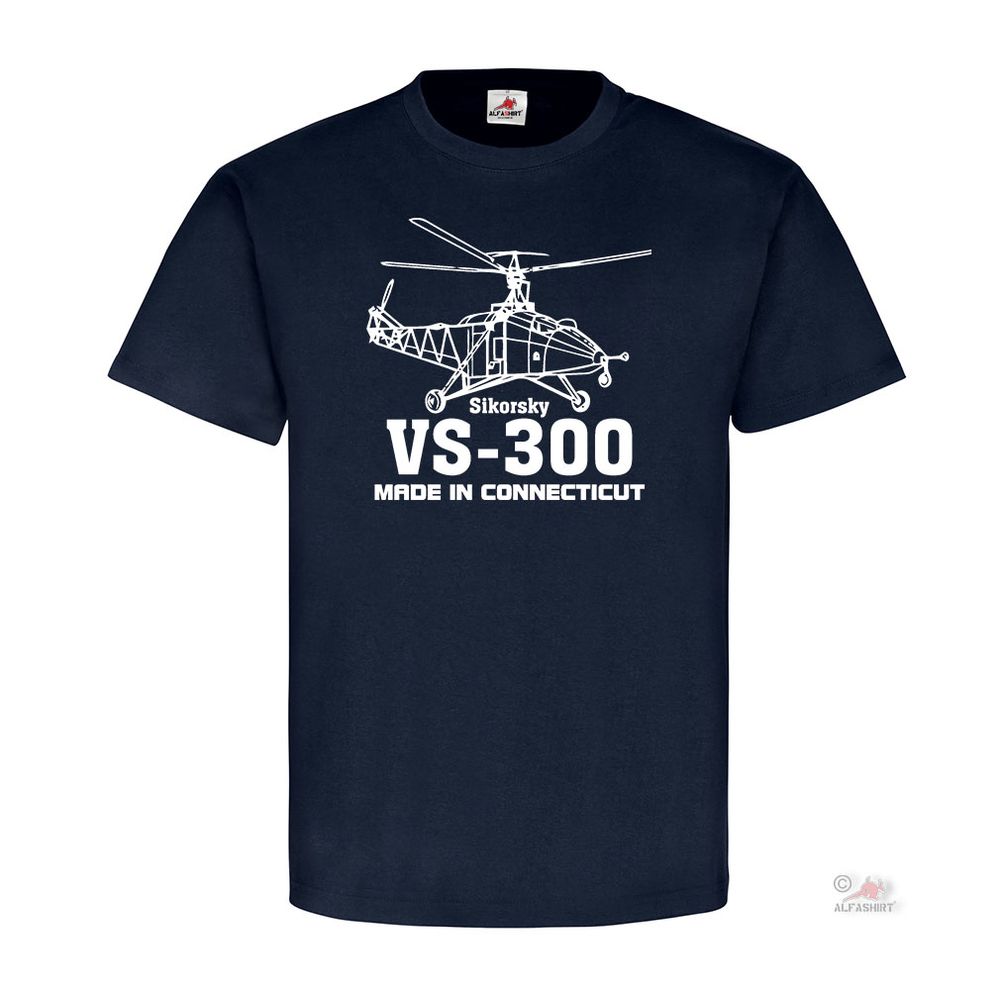 US Helicopter VS 300 Prototype Sikorsky Conneticut T Shirt # 19513