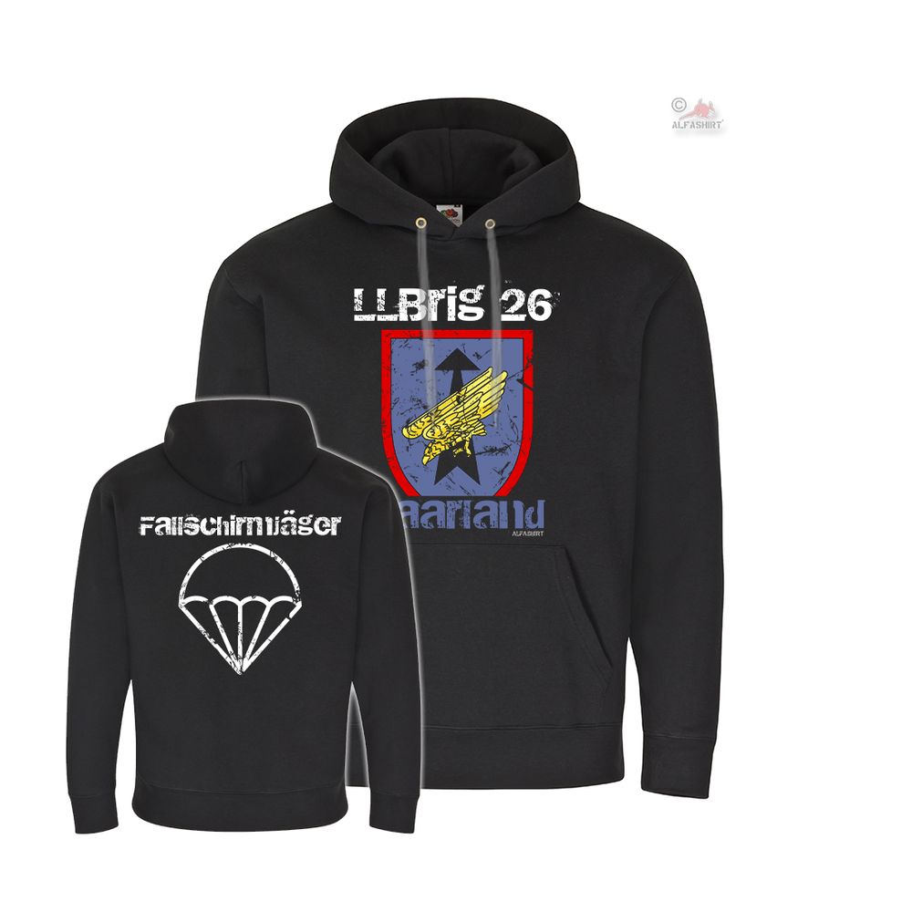 Hoodie LLBrig 26 Saarland Airborne Brigade Bundeswehr Saarlouis #39890
