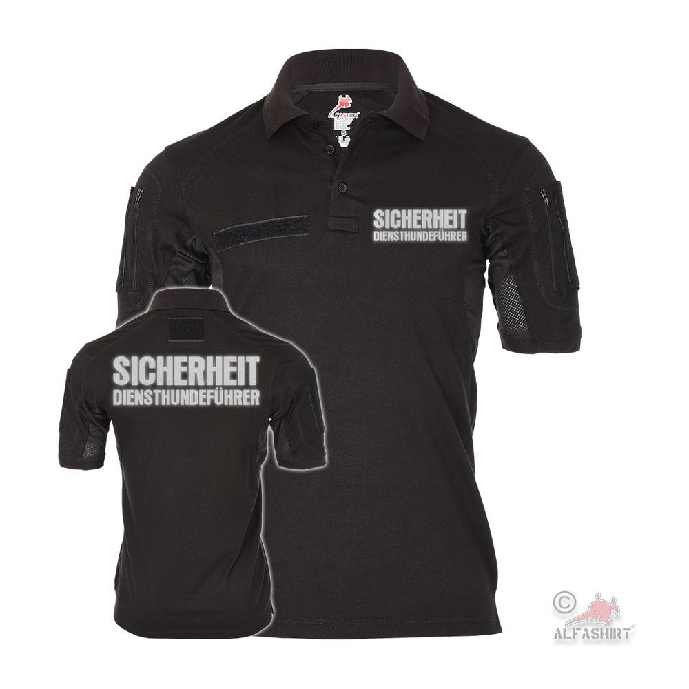 REFLEKTIEREND Tactical Polo SICHERHEIT Diensthundeführer Reflex Shirt#40335