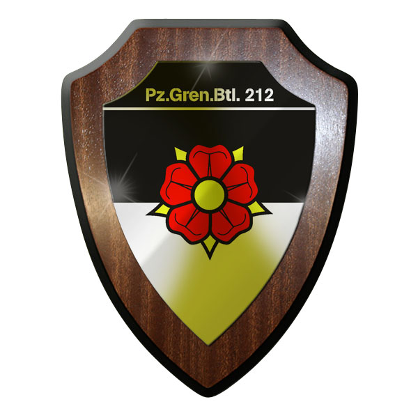 Wappenschild / Wappen - Panzergrenadierbataillon 212 Panzer Leopad #8805