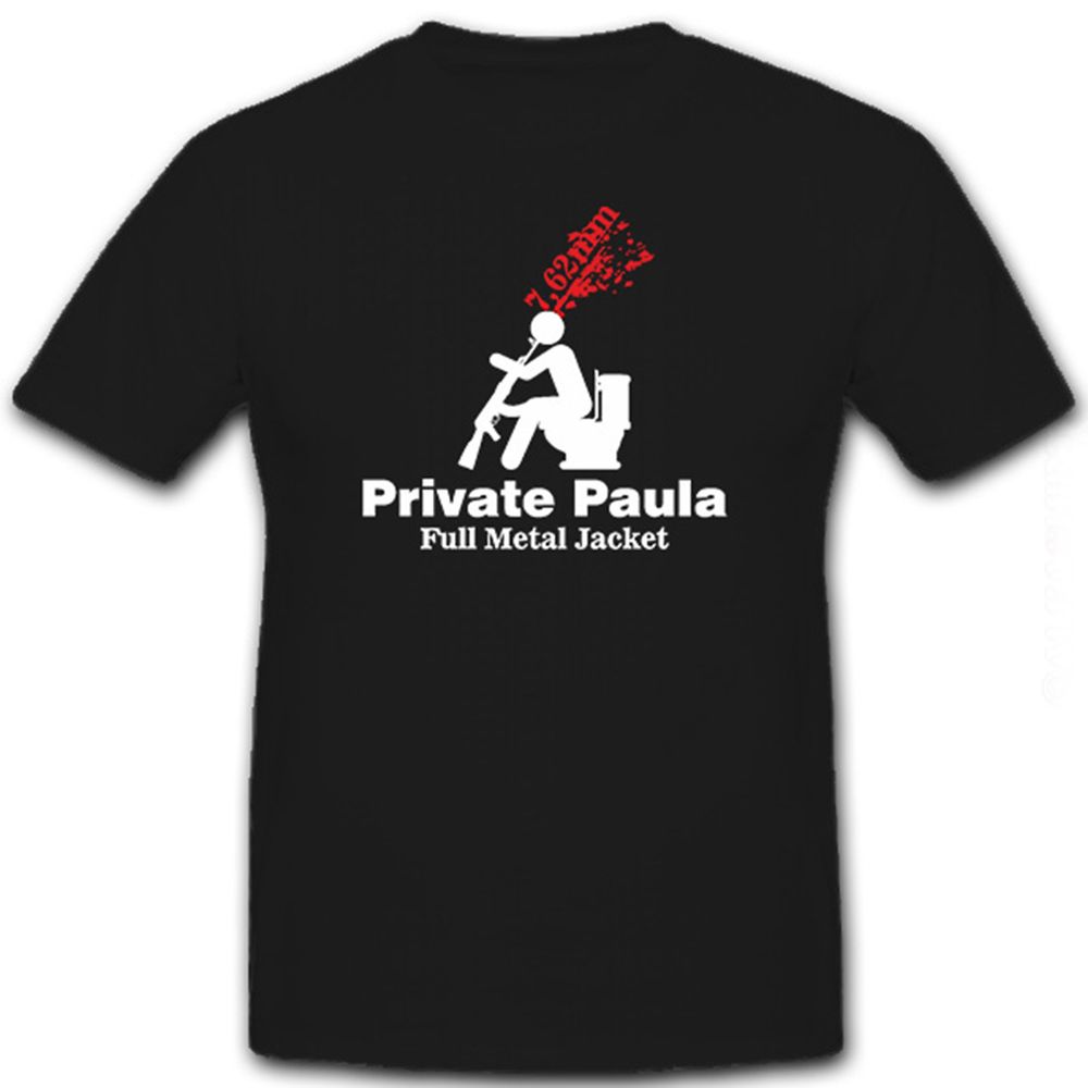 Private Paula Full Metal Jacket 7,62mm Krieg Film Militär Spaß - T Shirt #8620