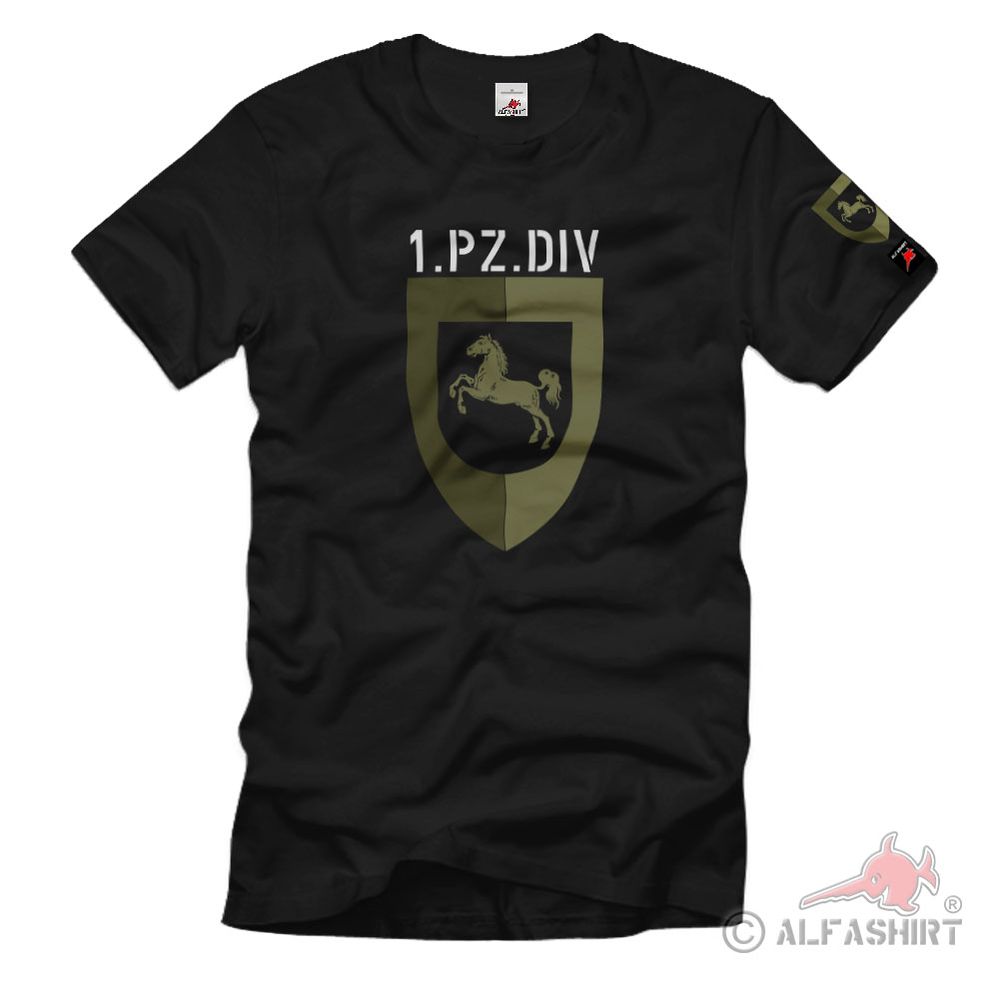 1 Panzerdivision Oldenburg Tarn Einheit Wappen Kommando Heer T Shirt#37572