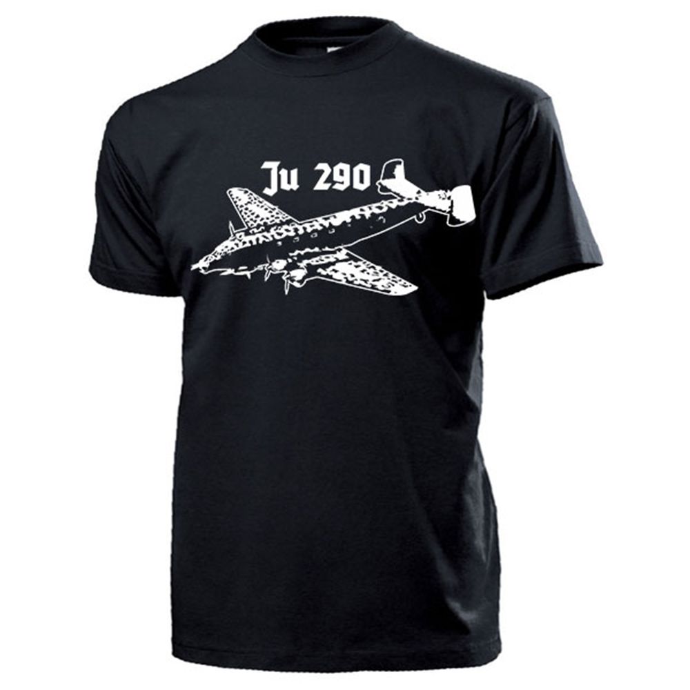 Ju 290 Flugzeug Luftwaffe Transporter Fernaufklärer Seeaufklärer T Shirt #14061
