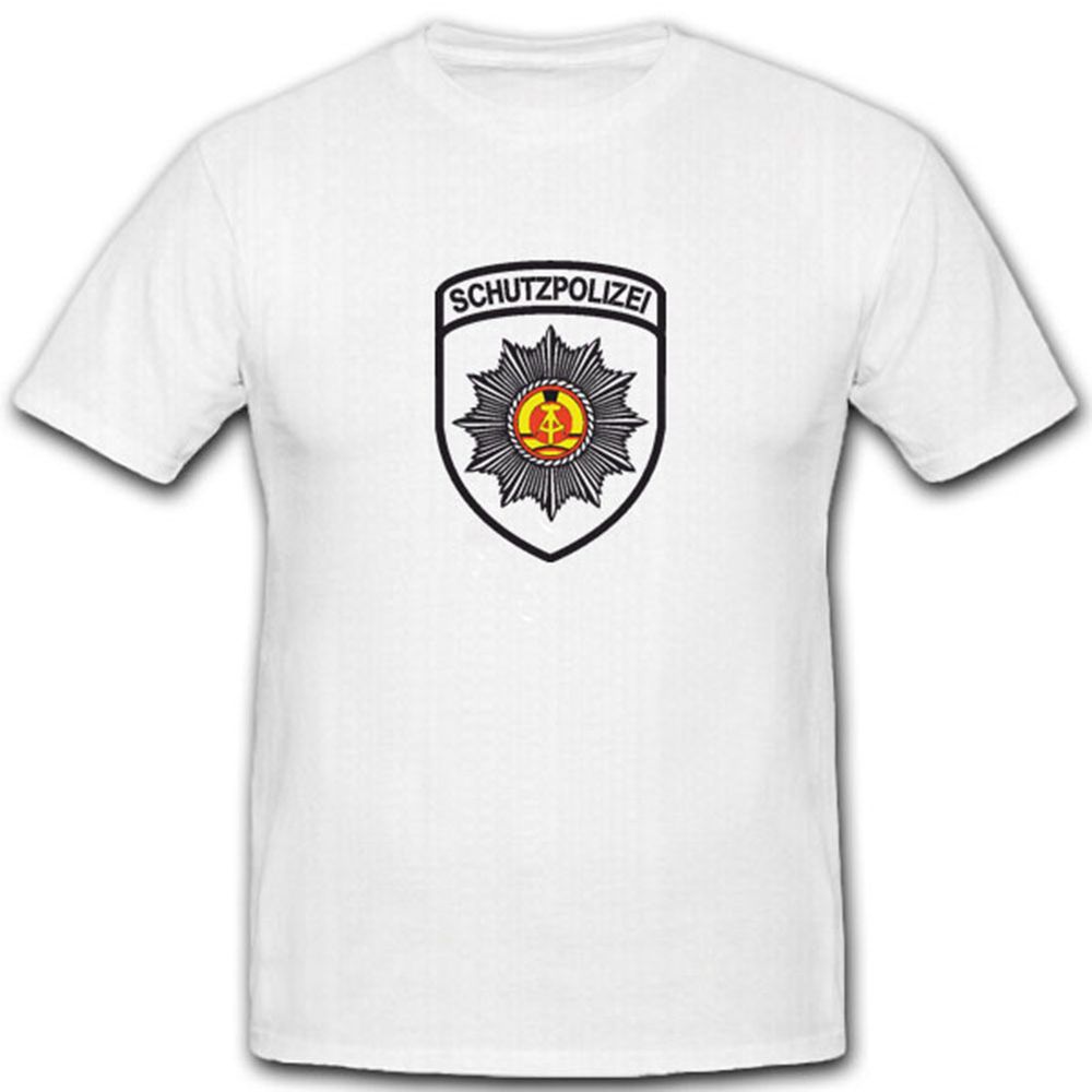 Schutzpolizei DDR deutsche demokratische Republik Ostalgie T Shirt #4660