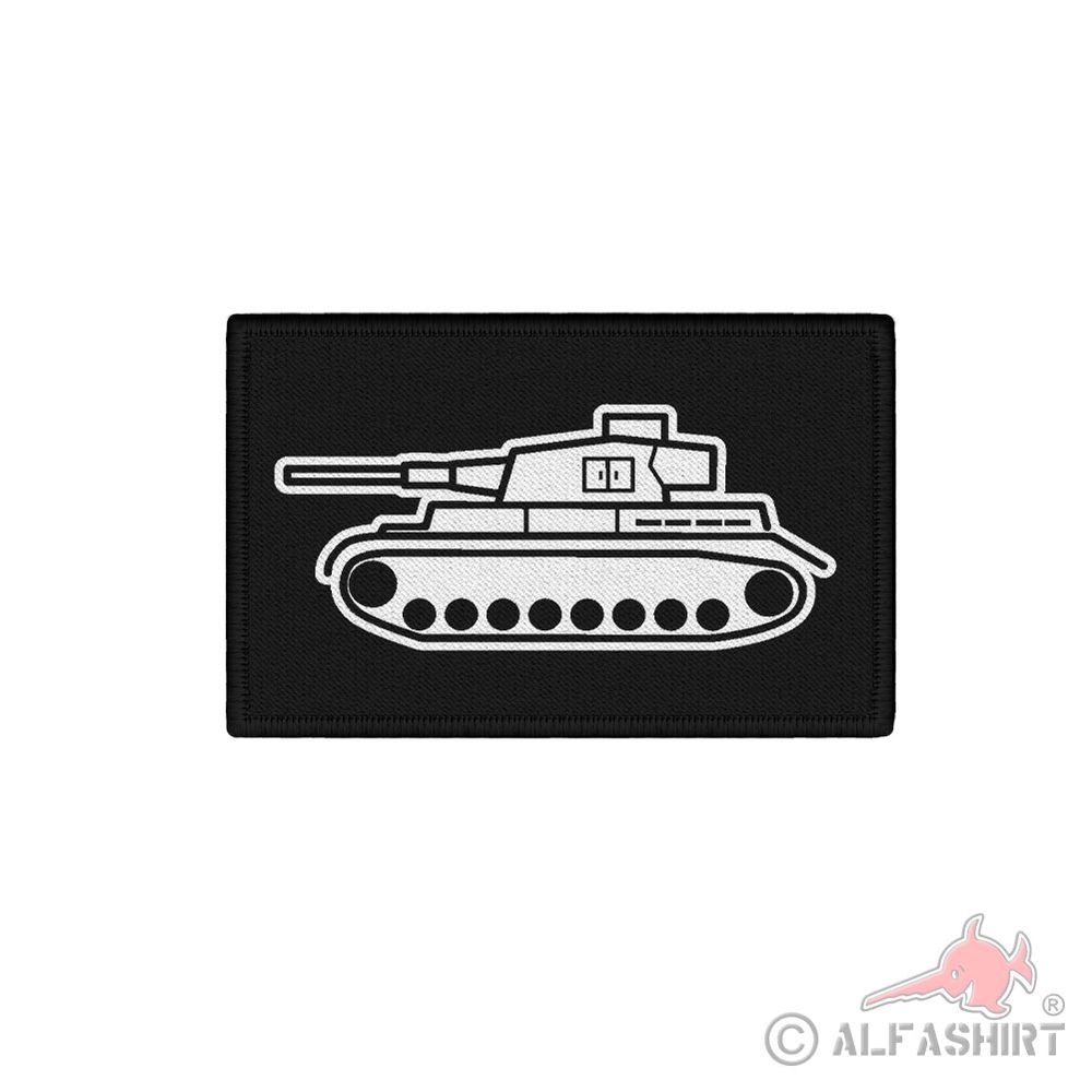 Patch 7,5x4,5 Panzer 4 Badge Panzerkampfwagen Patch IV#40870