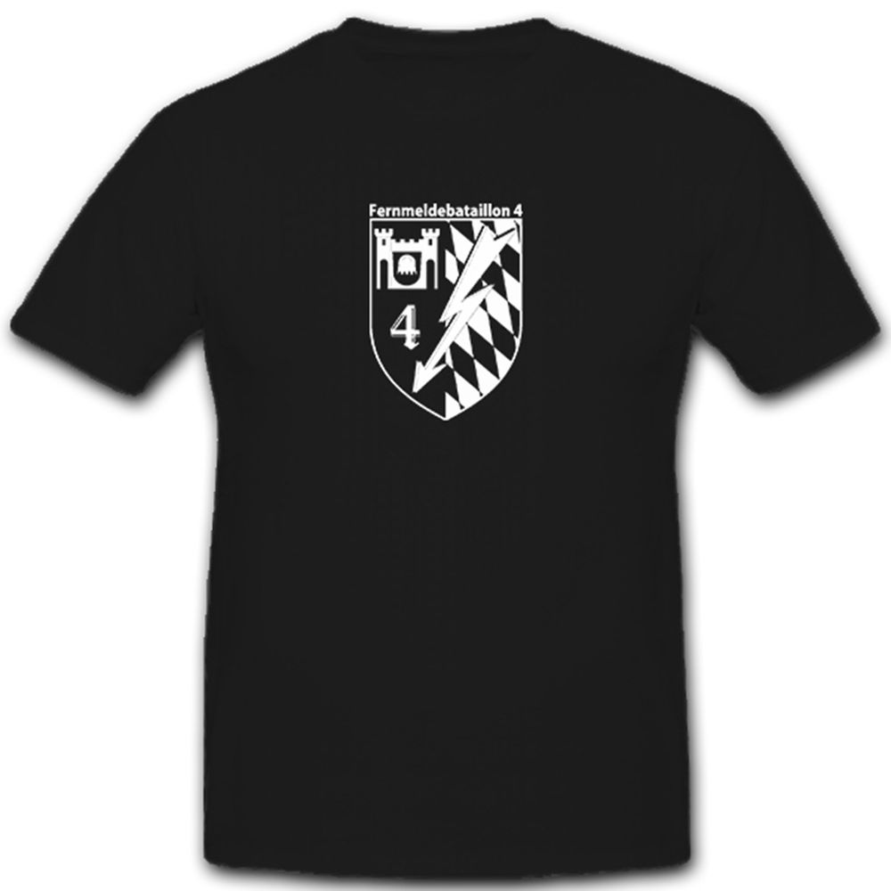 Fernmeldebataillon 4 Bataillon Wappen Abzeichen Emblem Bundeswehr- T Shirt #5364